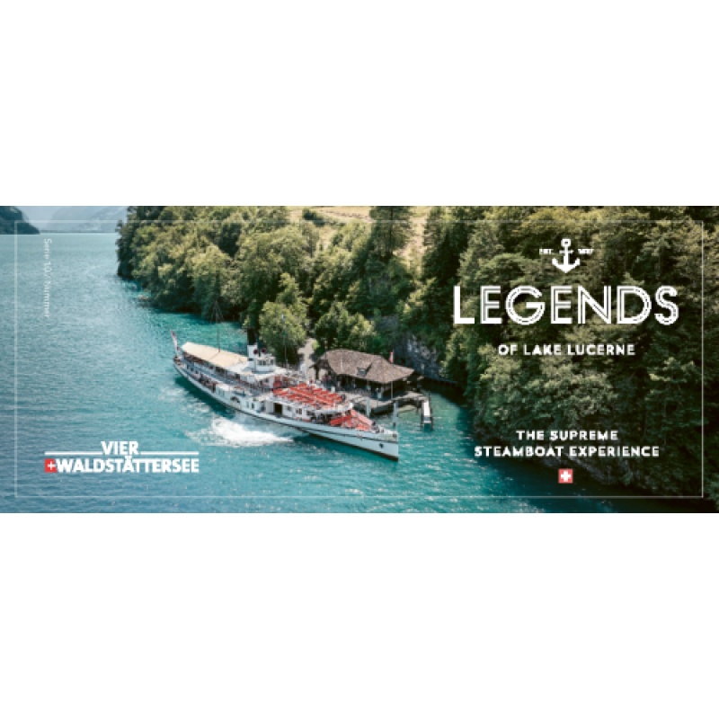 Voucher | Legends of Lake Lucerne - with Half-Fare Card